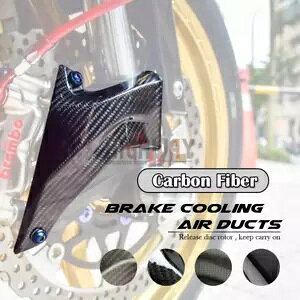 100mm �J�[�{�����W�A���L�����p�[��p�u���[�L�G�A�_�N�g Ducati Diavel 2011-2019�p 100mm Carbon Radial Caliper Cooling Brake Air Duct for Ducati Diavel 2011-2019 �y���s�A���i�z
