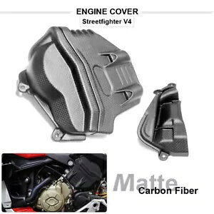 J[{t@Co[ GW Jo[ Zbg K[h veN^[ Ducati Superleggera V4 2021p Carbon Fiber Engine Cover Set Guard Protector for Ducati Superleggera V4 2021