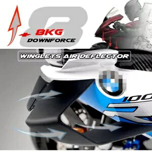 ��̓G�A�f�B�t���N�^�[�X�|�C���[�E�C���O���b�g�t�F�A�����O BMW S1000RR M1000RR 19-22 �ɓK�� Aerodynamic Air Deflector Spoiler Winglets Fairing fit BMW S1000RR M1000RR 19-22 �y���s�A���i�z