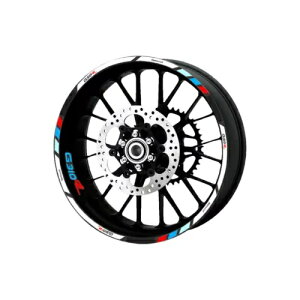 �z�C�[���X�e�b�J�[���˖h���X�g���C�v�����f�J�[�� BMW G310R G310 R Wheel Sticker Reflective Waterproof Stripe Rim decals FOR BMW G310R G310 R �y���s�A���i�z