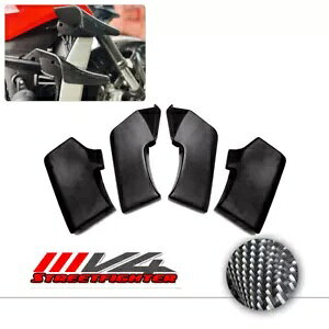 Ducati Streetfighter V4 pJ[{t@Co[EBObgGAfBtN^[EBOLbgX|C[ Carbon Fiber Winglet Air Deflector Wing Kit Spoiler for Ducati Streetfighter V4