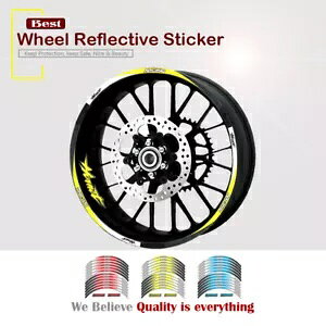 �z�C�[�������X�g���C�v�f�J�[���X�e�b�J�[���˃e�[�v�z���_�z�[�l�b�g 599 600 CB600 Wheel Rim Stripes Decals Sticker Reflective Tape FOR HONDA Hornet 599 600 CB600 �y���s�A���i�z