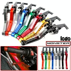 FCNC �V���[�g�A���~�����\�ȃu���[�L�N���b�`���o�[ Ducati 696 �����X�^�[ 09-14 FCNC Short Aluminum Adjustable Brake Clutch Levers For Ducati 696 MONSTER 09-14 �y���s�A���i�z