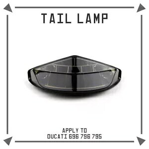 LED ECJ[ u[L A e[ Cg DUCATI MONSTER 696 795 796 1100 EVO/Sp LED Turn Signals Brake Rear Tail Light for DUCATI MONSTER 696 795 796 1100 EVO/S