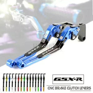 [^[u[LNb`o[܂肽݃XYL GSX-R 600 750 11-19 1000 K9 09-19 Motor Brake Clutch Levers Folding for Suzuki GSX-R 600 750 11-19 1000 K9 09-19