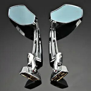 N[obN~[}n FZ1 FZR YZF 600 R R1 R6 R6S GSXR 600/750/1000 Chrome Rearview Mirrors For Yamaha FZ1 FZR YZF 600 R R1 R6 R6S GSXR 600/750/1000