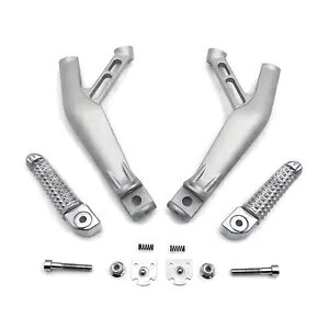 ���}�n YZF R1 R1S R1M 2015-2018 �V���o�[�㕔��q�t�b�g�y�O�u���P�b�g For Yamaha YZF R1 R1S R1M 2015-2018 Silver Rear Passenger Foot Pegs Bracket �y���s�A���i�z