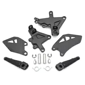 ubNtgC_[tbgyOuPbgJTLjW ZX-10R 2011-2020 ɓK Black Front Rider Foot Pegs Bracket Fit For kawasaki Ninja ZX-10R 2011-2020