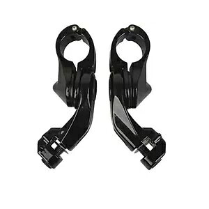 ubN 32mm V[gAO\ȃnCEFCyO}EgLbg XYL z_ wC[p Black 32mm Short Angled Adjustable Highway Peg Mount Kit For Suzuki Honda Haley
