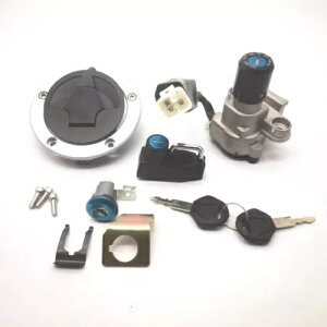 _΃XCb`RKXLbvV[gbNZbg Kawasaki BR125 Z125 Pro 2017-2022 Ignition Switch Fuel Gas Cap Seat Lock Set For Kawasaki BR125 Z125 Pro 2017-2022