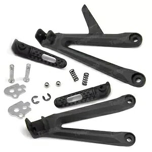 �㕔����ȃt�b�g���X�g�t�b�g�y�O�u���P�b�g�z���_ CBR600RR 2005-2006 �u���b�N�ɓK�� Rear Passenger footrest Foot Pegs Bracket Fit For Honda CBR600RR 2005-2006 Black �y���s�A���i�z