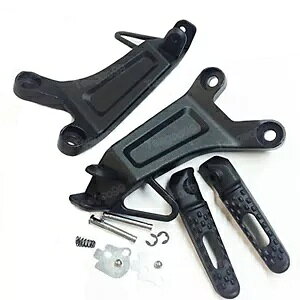 �㕔����ȃt�b�g���X�g�t�b�g�y�O�u���P�b�g�z���_ CBR600RR 2003-2004 �u���b�N�ɓK�� Rear Passenger footrest Foot Pegs Bracket Fit For Honda CBR600RR 2003-2004 Black �y���s�A���i�z