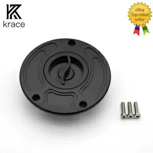 �z���_ CBR1100XX �u���b�N�o�[�h 2000-2016 �R���K�X�^���N�L���b�v�J�o�[�I�C�� CNC �� For Honda CBR1100XX Blackbird 2000-2016 Fuel Gas Tank Cap Cover Oil CNC Black