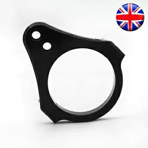 50mm CNC jo[T XeAO _p[ tH[N t[tNv uPbg ubN 50mm CNC Universal Steering Damper Fork Frame Mounting Clamp Bracket Black