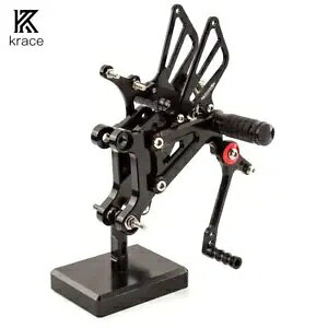 �A�v�����A RS125 2T 125 1996-2010 1998 1999 KRACE ���A�Z�b�g�t�b�g�y�O�u���b�N�p�� For Aprilia RS125 2T 125 1996-2010 1998 1999 KRACE Rearsets Footpegs Black UK �y���s�A���i�z
