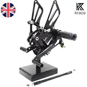 Rearsets tbgyOAZbgtbgyO Kawasaki Ninja 600 ZX6R ZX636 1999-2002 Rearsets Footpeg Rear Set Foot Peg For Kawasaki Ninja 600 ZX6R ZX636 1999-2002