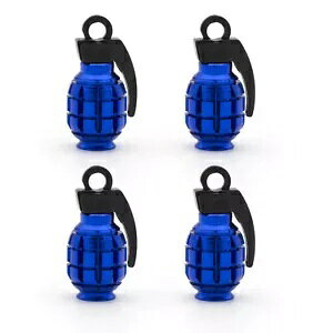 K^O[֒eԃoCNI[goC BMX zC[^Cou_XgLbv Gunmetal Grey Grenade Car Bike Motorcycle BMX Wheel Tyre Valve Dust Caps