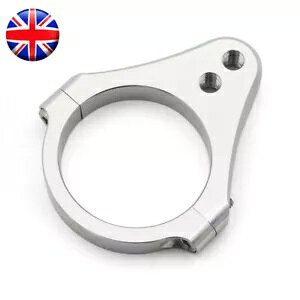 50mm CNC jo[T XeAO _p[ tH[N t[ }Eg Nv uPbg A~jE 50mm CNC Universal Steering Damper Fork Frame Mount Clamp Bracket Aluminum