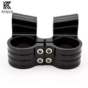 CNC I[goCpNbv nho[ Nv }Eg 50mm jo[T ubN CNC Motorcycle Replacement Clip on Handlebars Clamps Mount 50mm Universal Black