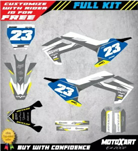 �J�X�^���O���t�B�b�N�L�b�g SHADES �X�^�C���̃f�J�[���́AHusqvarna TC 50 2017 - 2020 �ɓK�����܂��B Custom Graphics Kit SHADES style decals fits Husqvarna TC 50 2017 - 2020 �y���s�A���i�z