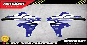 レプリカスタイルラジエーターステッカーヤマハ YZF 450 2018 2019 2020 2021 YZ450F に適合 REPLICA style Radiator stickers to fit Yamaha YZF 450 2018 2019 2020 2021 YZ450F