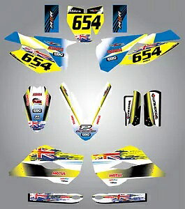 Husqvarna TC 85 2014 2017 �t���J�X�^���O���t�B�b�N�L�b�g AUSSIE PRIDE �X�^�C���X�e�b�J�[ Husqvarna TC 85 2014 2017 Full custom graphic kit AUSSIE PRIDE style stickers