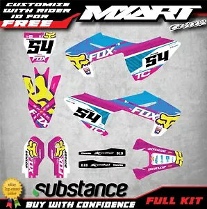 �t���J�X�^���O���t�B�b�N�L�b�g�́AHusqvarna TC 85 2018 2019 2020 2021 PEAK �X�^�C���ɓK�����܂��B Full custom graphic kit fits Husqvarna TC 85 2018 2019 2020 2021 PEAK style