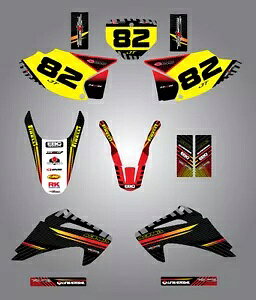 z_ CRF gCA 150F - 230F / 2003-2007 tJX^ OtBbN Lbg FACTORY STYLE Honda CRF Trial 150F - 230F / 2003-2007 Full Custom Graphic Kit FACTORY STYLE
