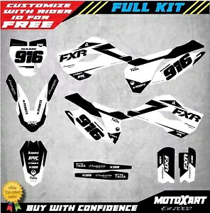 �t���J�X�^���O���t�B�b�N�L�b�g�́AHusqvarna TC 85 2014 - 2017 BURN �X�^�C���X�e�b�J�[�ɓK�����܂��B Full custom graphic kit fits Husqvarna TC 85 2014 - 2017 BURN style stickers