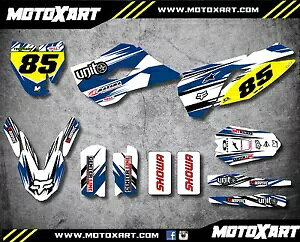 �t���J�X�^���O���t�B�b�N�L�b�g DIGGER �X�^�C���X�e�b�J�[�� Husqvarna TC 85 2014 2017 �ɓK�����܂��B Full custom graphic kit DIGGER style stickers fits Husqvarna TC 85 2014 2017