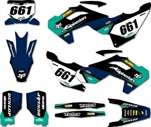 nXNo[i FC 450 2023 pJX^XebJ[Lbg Vital X^COtBbNXfJ[ Custom sticker kit for Husqvarna FC 450 2023 Vital style graphics decals