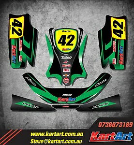 gj[J[g OTK m␶ tJX^ KART ART XebJ[Lbg THUNDER STYLE/OtBbN Tony Kart OTK cadet full custom KART ART sticker kit THUNDER STYLE / graphics