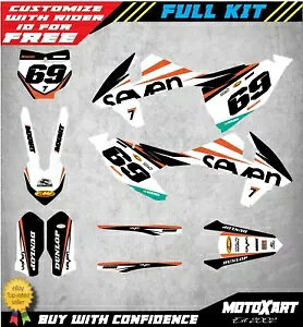 JX^OtBbNLbg O[oX^CXebJ[ KTM SX 125 150 250 2016 - 2018 ɓK Custom graphics kit GLOBAL style Stickers to fit KTM SX 125 150 250 2016 - 2018