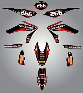 nXNo[i 449-511 TE TC 2011 - 2014 T_[X^CXebJ[p̃JX^OtBbN Custom graphics for Husqvarna 449-511 TE TC 2011 - 2014 THUNDER style stickers