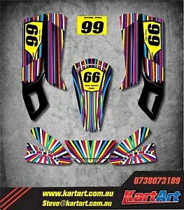 A[ AX9 WjAJ[g JX^ KART ART XebJ[Lbg VIVID STYLE / OtBbN Arrow AX9 Junior Kart custom KART ART sticker kit VIVID STYLE / graphics