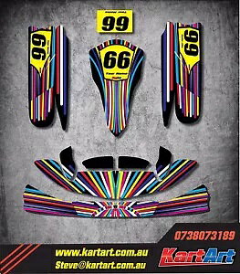 A[ X1 WjA/JfbgJ[g JX^ KART ART XebJ[Lbg VIVID STYLE / OtBbN Arrow X1 Junior/Cadet Kart custom KART ART sticker kit VIVID STYLE / graphics
