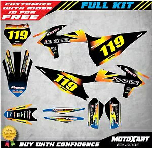 カスタムグラフィックキット SUNRISE スタイルステッカー KTM SXF 2019 2020 2021 2022 に適合 Custom graphics kit SUNRISE style Stickers to fit KTM SXF 2019 2020 2021 2022