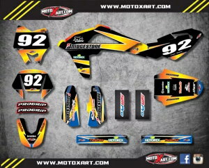 Husqvarna TE TC 125 250 450 SUNRISE STYLE �X�e�b�J�[�L�b�g �X�[�c 2009 2010 ���f�� Husqvarna TE TC 125 250 450 SUNRISE STYLE sticker kit suits 2009 2010 models �y���s�A���i�z