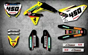 �t���J�X�^���O���t�B�b�N�L�b�g BRASH STYLE �X�Y�L RMZ 450 2008-2017 �X�e�b�J�[�ɓK�� Full Custom Graphic Kit BRASH STYLE Fits SUZUKI RMZ 450 2008- 2017 stickers �y���s�A���i�z