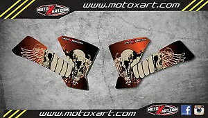 REAPER STYLE ^N/WG[^[VEhOtBbNX/XebJ[́Aktm 65 2002 - 2008 ɓK܂B REAPER STYLE tank / radiator shroud graphics / stickers fits ktm 65 2002 - 2008