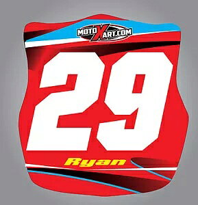�J�X�^�� �o�b�N�i���o�[ roost ID ���g�N���X �O���t�B�b�N �X�e�b�J�[ BREAKER �X�^�C�� Custom Back number roost ID motocross graphics stickers BREAKER style �y���s�A���i�z