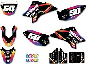 }n TTR 50 ɓKJX^OtBbNXCWFNgX^CsNXebJ[LbgfJ[Lbg Custom Graphics to Fit Yamaha TTR 50 Inject style Pink sticker kit decals kit