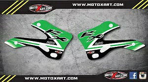 Kawasaki KX 250 - 1999 - 2002 ɓKIWiX^C̃^NVEhOtBbNXebJ[ original style tank shroud graphic stickers to fit Kawasaki KX 250 - 1999 - 2002