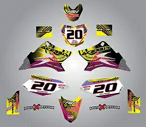 フルカスタムグラフィックキット ヤマハ TTR 50 - 2006 - 2016 ステッカー/デカール Full Custom Graphic Kit Yamaha TTR 50 - 2006 - 2016 stickers / decals