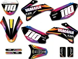 tJX^OtBbNLbgCWFNgX^C}nTTR 110fJ[XebJ[LbgfJ[ Full Custom Graphic Kit Inject style Yamaha TTR 110 decals sticker kit decals
