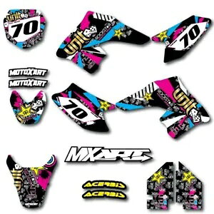 XYL DRZ 70 - 2009 - 2024 RUSH X^CXebJ[LbgɓKJX^OtBbNLbg Custom Graphic Kit to fit Suzuki DRZ 70 - 2009 - 2024 RUSH style sticker kit
