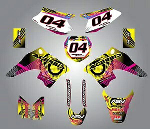 �t���J�X�^���O���t�B�b�N�L�b�g �X�Y�L DRZ 70 - 2009 / 2011 Full Custom Graphic Kit Suzuki DRZ 70 - 2009 / 2011 �y���s�A���i�z