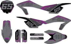 ハスクバーナ CR 65 2012 2015 フルカスタムグラフィックキット彫刻スタイルデカールステッカー Husqvarna CR 65 2012 2015 Full Custom Graphics Kit Carve style decals stickers