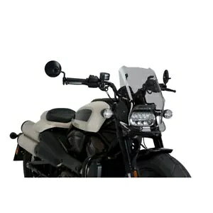 PUIG �l�C�L�b�h �X�N���[�� NG SPORT �n�[���[ D.�X�|�[�c�X�^�[ S RH1250S 21-24 ���C�g�X���[�N PUIG NAKED SCREEN NG SPORT HARLEY D. SPORTSTER S RH1250S 21-24 LIGHT SMOKE �y���s�A���i�z