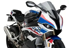 PUIG �T�C�h�X�|�C���[ �_�E���t�H�[�X BMW S1000 RR 19 �u���b�N- PUIG SIDE SPOILER DOWNFORCE FOR BMW S1000 RR 19 BLACK- �y���s�A���i�z